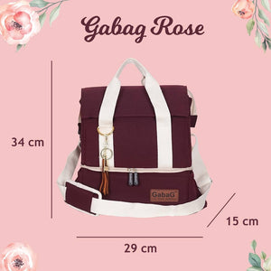 Gabag Rose Cooler Bag Dimension