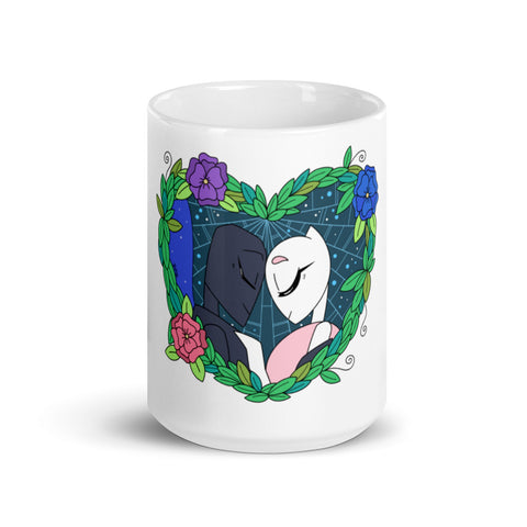 Image of Spider and Butterfly Coffee Mug