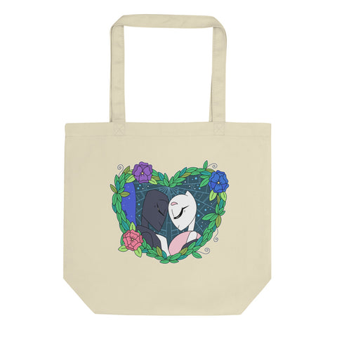 Image of Spider and Butterfly Eco Tote Bag