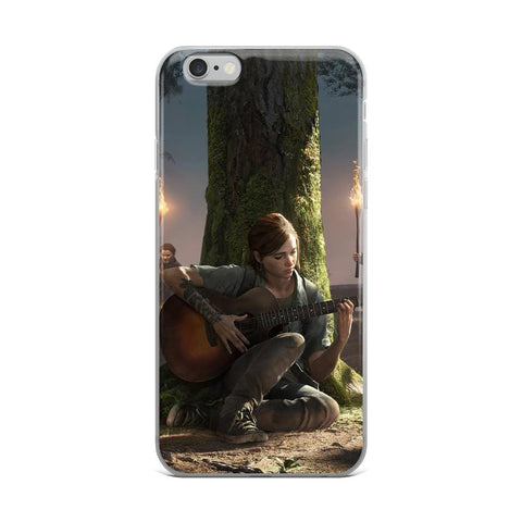 Image of Ellie Playing Guitar TLOU 2 iPhone Case [The Last of Us Part 2]