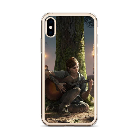 Image of Ellie Playing Guitar TLOU 2 iPhone Case [The Last of Us Part 2]