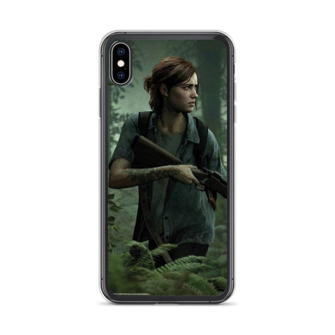 Image of Ellie with Gun TLOU 2 iPhone Case [The Last of Us Part 2]