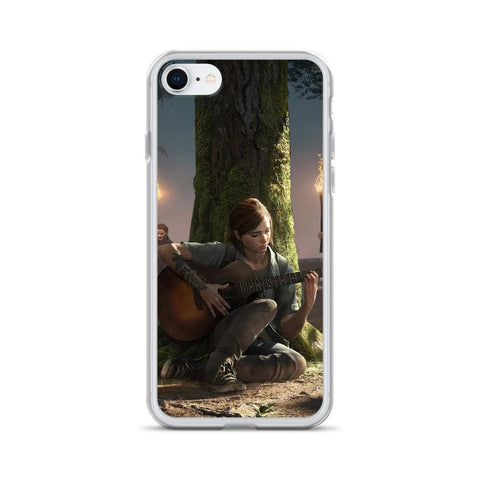 Ellie Playing Guitar TLOU 2 iPhone Case [The Last of Us Part 2]