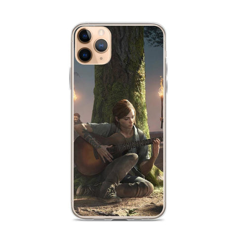 Image of Ellie Playing Guitar TLOU 2 iPhone Case [The Last of Us Part 2]