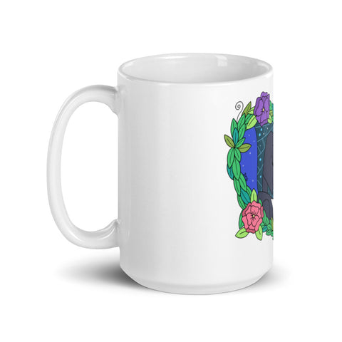 Image of Spider and Butterfly Coffee Mug